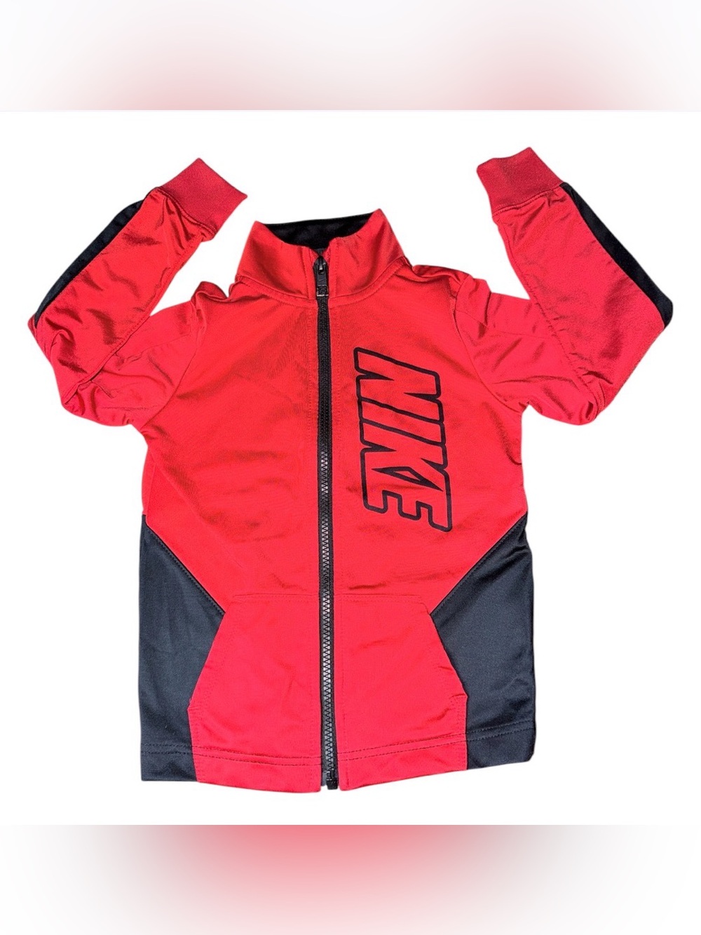 🔥 Nike Unisex Youth Zip Up Windbreaker Jacket Sz 4 / XS 🔥